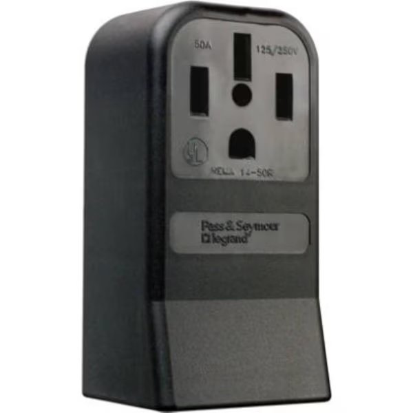 50A Blk 3P Range Outlet, Pass & Seymour, Mfr#: 3854CC6